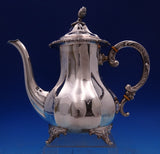 Rosebud by Eugen Ferner German Sterling Silver Tea Set 4pc 1957 76.1 ozt. #8875