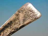 Lap Over Edge Acid Etched by Tiffany Sterling Silver Ice Cream Server Perch Fish
