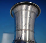 Judaica by Unknown Sterling Silver Kiddush Cup with Gold Washed Interior (#6789)