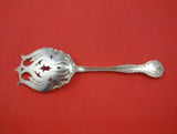 Florentine by Alvin Sterling Silver Waffle Server Bright-Cut Pierced 9 1/4"