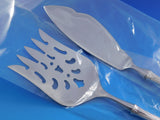 Rose Point by Wallace Sterling Silver Fish Serving Set 2 Piece Custom Made HHWS