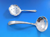 George II Rex by Watson Sterling Silver Flatware Set Service 105 pcs Dinner