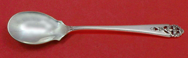 Queen's Lace by International Sterling Silver Ice Cream Spoon Custom Made 5 3/4"