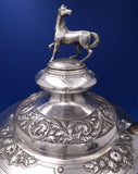 Martin Hall and Co English Victorian Sterling Silver Trophy w/ 3-D Horse (#7577)