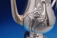 Chateau Rose by Alvin Sterling Silver Tea Set 6pc (#8492) Fabulous!