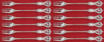 Old Colonial by Towle Sterling Silver Cocktail Fork Set 12 pieces 6 1/4"