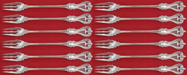 Old Colonial by Towle Sterling Silver Cocktail Fork Set 12 pieces 6 1/4"