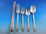 Daffodil by 1847 Rogers Silverplate Flatware Set for 8 Service 57 pieces Dinner