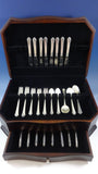 Damask Rose by Oneida Sterling Silver Flatware Set For 8 Service 49 Pieces