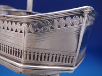 English Georgian Sterling Silver Cruet Set 7pc w/ Stand Pierced Footed (#6997)