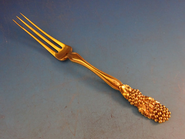 Blackberry by Tiffany Co Sterling Silver Fruit Fork Vermeil No Leaf 3-tine 6"