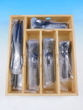 L'Ame Black by Christofle France Stainless Steel Flatware Service Set 36 pcs New
