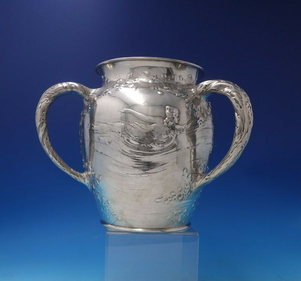 Gorham Sterling Silver Champagne Cooler Sea Life 3 Handle Nude #7773 (#4716)
