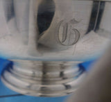 Old French by Gorham Sterling Silver Fruit Bowl #43144 4 1/4" x 9" (#6371)