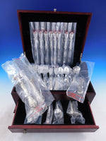 Burgundy by Reed & Barton Sterling Silver Flatware Set for 8 Service 55 pcs New