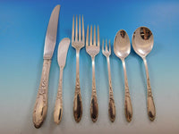 Virginian by Oneida Sterling Silver Flatware Set for 12 Service 92 pieces