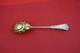 Persian by Tiffany & Co.  Sterling Silver Salad Serving Fork gold wash 10 1/2"
