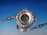 Silver on Copper Candelabra Pair Three-Light 20 inch #6449