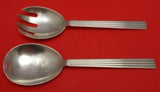 Bernadotte by Georg Jensen Sterling Silver Salad Serving Set 2pc AS 9 3/8"