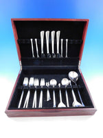 Saphir by A. Michelsen Sterling Silver Flatware Set Service 29 pieces Modernism