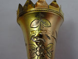 English Sterling Tussie Mussie Posey Posy Holder with Bright-Cut Birds (#J1255)