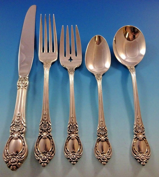 Stanton Hall by Oneida Sterling Silver Flatware Set For 8 Service 43 Pieces