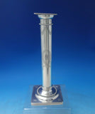 Beaded by Bigelow Kennard Sterling Silver Candlestick Pair #10 BC w/Wreath #6362