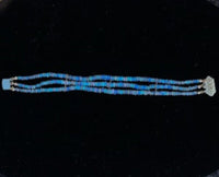 25cts Genuine Natural Opal 3-Strand Bead Bracelet with 14k Yellow Gold (#J5924)