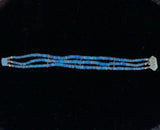 25cts Genuine Natural Opal 3-Strand Bead Bracelet with 14k Yellow Gold (#J5924)