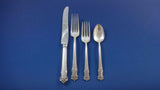 English Shell by Lunt Sterling Silver Flatware Service For 8 Set 55 Pieces
