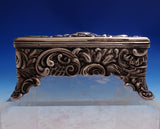 Louvre by Shiebler Sterling Silver Stamp Box #2744 1 3/8" x 3 5/8" (#8714)