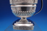 Floral by Unknown Sterling Silver Milk Pitcher Gadroon Edge 6 3/4" (#8484)