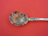 Violet by Wallace Sterling Silver Caviar Spoon shell bowl 6"
