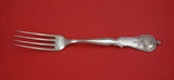 German 800 Silver Art Nouveau Sterling Dinner Fork 8 1/4"