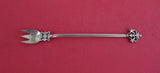 Pattern Unknown By Shiebler Sterling Oyster Fork vermeil pierced handle 5 5/8"