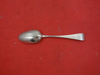 English Georgian Sterling Silver Dessert Spoon London 1760's Worn Marks Crests