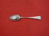 English Georgian Sterling Silver Dessert Spoon London 1760's Worn Marks Crests