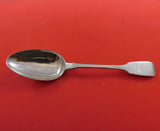 Charles Eley English Georgian Sterling Silver Dinner Spoon Engraved Lion 8 1/2"