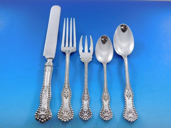 Charles II by Dominick & Haff Sterling Silver Flatware Set Service 41 pcs Dinner