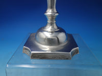Shreve Sterling Silver Candlestick Pair Colonial Style 8 3/4" (#6149)
