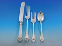 Orleans by Lunt Sterling Silver Flatware Set for 12 Service 82 pieces Scarce