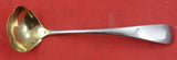Old English by Birks Sterling Silver Sauce Ladle gold wash 3-lobed 5"