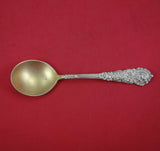 Trajan by Reed and Barton Sterling Silver Bouillon Soup Spoon Gold Washed 5 1/2"