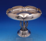 Fina Sterling Silver Centerpiece on Pedestal w/Leaf Berries #300 25.1ozt (#7058)
