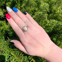 10k Gold Men's Signet Ring with Scroll Monogram Size 10.5 Jewelry (#J6640)