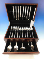 Aegean Weave Plain by Wallace Sterling Silver Flatware Set for 8 Service 38 pcs