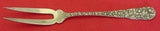 Chrysanthemum by Stieff Sterling Silver Strawberry Fork 2-Tine 4 3/4" Heirloom