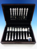 Violet by Wallace Sterling Silver Flatware Service for 8 Set 34 pcs no monograms