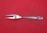 Acorn by Georg Jensen Sterling Hors d' oeuvre Fork 2-Tine w/ GI Mark 6 1/4"
