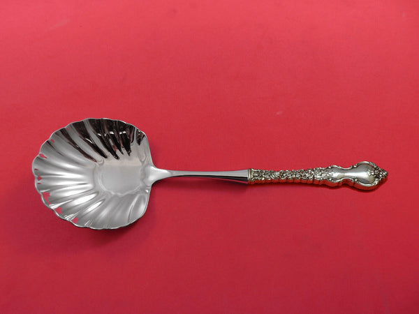 Du Barry by International Sterling Silver Berry Spoon Shell Bowl HH WS Custom